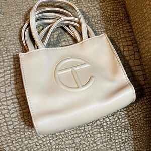Telfar Ivory Tote Bag